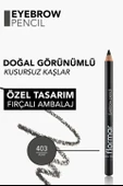 Flormar Doğal Görünüm Veren Fırça Kapaklı & Yumuşak Uçlu Kaş Kalemi 403 ASHY thumbnail 4