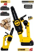 Staxx STK4022 40VF Kömürsüz Motorlu Çelik Şanzımanlı X2 Akülü Otomatik Yağlamalı Dal Budama Testere thumbnail 1