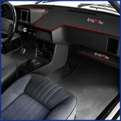 Tofaş Şahin Doğan Kartal Düşük (Alçak) Torpido Koruma Halısı & Alt Sehpa Halısı - Nakışlı Tasarım thumbnail 2