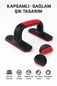 Kaymaz Tabanlı Push-Up Standı – Ev ve Salon Kullanımına Uygun Güçlü Destek Aparatı Kırmızı thumbnail 6
