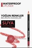 Flormar Yüksek Pigmentli & Mat Bitişli Suya Dayanıklı Dudak Kalemi 229 TENDER CREAM thumbnail 4