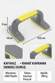 Kaymaz Tabanlı Push-Up Standı – Ev ve Salon Kullanımına Uygun Güçlü Destek Aparatı Sarı thumbnail 8