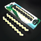 Mega Oto Market Zigzag Şerit Gündüz Ledi Farı Su Geçirmez Beyaz Işık - 3