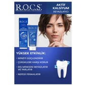R.o.c.s Aktif Kalsiyum Beyazlatıcı Diş Macunu 94gr thumbnail 3