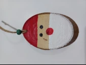 Noelbaba Figürlü Ahşap Yılbaşı Süsü thumbnail 2