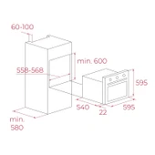 Teka Siyah Ankastre Set ( HAK 625 BK BörekŞefim - ATV 60 Siyah - Teka Hf Lux 70 5g Aı Al Tr Cı Ankastre Ocak ) - 6
