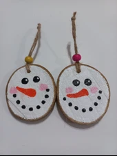 Kardanadam Figürlü Ahşap Yılbaşı Süsü thumbnail 3