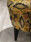 MERCAN MOBİLYA Leopar Desenli PUF BENCH - 3