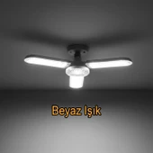 Üç Pervaneli Tasarruflu Ampul 40 W Led Lamba Beyaz E27 Duy 3600 Lümen Uzun Ömürlü 220 Volt 1 Adet thumbnail 8