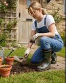 Pelüşlü Kadın Yagmur Çizmesi thumbnail 1