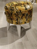 MERCAN MOBİLYA LEOPAR DESENLİ PUF BENCH - 2