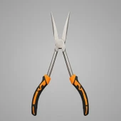 Uzun Düz Kargaburun Pense 11 İnç Profesyonel İnce Uçlu El Aleti Elektrikçi Hobi Atölye Kullanımı thumbnail 6