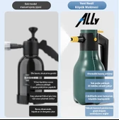 2L Yüksek Basınçlı Şarjlı Köpük Makinası Oto Yıkama Pompası Köpük Püskürtücü thumbnail 6