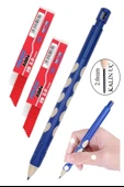 Kalın Uçlu Versatil Kalem 2.0 mm Mavi 1 Adet ve 2.0 Mm Kalın Uç Kırmızı 2 Adet Kalın Uçlu Mekanik Kalem - 1