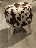 MERCAN MOBİLYA LEOPAR DESENLİ PUF BENCH - 2
