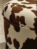 MERCAN MOBİLYA LEOPAR DESENLİ PUF BENCH - 5