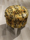 MERCAN MOBİLYA LEOPAR DESENLİ PUF BENCH - 3