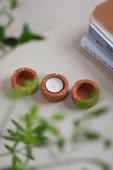 El Yapımı Terracotta Beton Tealight Mumluk 3'lü Set | Dekoratif Şamdan, Yüzük Tabağı thumbnail 6