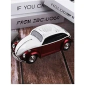 Nostaljik Araba Işıklı Klasik Vosvos Bluetooth Hoparlör Radyo thumbnail 2