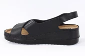 Dagoster DZA37-3031 Siyah Günlük Ortopedik Kadın Sandalet - 3