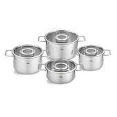 Fissler Pure Collection Cam Kapak 8 Parça Tencere Seti thumbnail 1