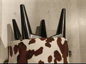 MERCAN MOBİLYA LEOPAR DESENLİ PUF BENCH - 6