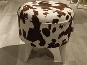 MERCAN MOBİLYA LEOPAR DESENLİ PUF BENCH - 1