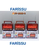 FP-2393S Retro Tasarımlı Alev Işıklı Bluetooth Hoparlör Güneş Enerjili, Radyo, Usb, Tf Kart Destekli thumbnail 4