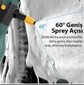 2L Yüksek Basınçlı Şarjlı Köpük Makinası Oto Yıkama Pompası Köpük Püskürtücü thumbnail 3