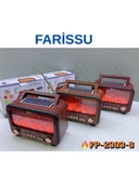 FP-2393S Retro Tasarımlı Alev Işıklı Bluetooth Hoparlör Güneş Enerjili, Radyo, Usb, Tf Kart Destekli thumbnail 5
