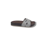 Parmi 21502 Kadın Krem Çapraz Bant Günlük Kullanım Terlik thumbnail 1