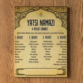 Yatsı Namazı Kılınışı Tablo - 1