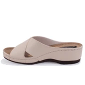 Dagoster DZA37-1802 Bej Günlük Ortopedik Kadın Terlik thumbnail 3