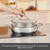 Karaca Arena 8 Parça Çelik Tencere Seti thumbnail 6