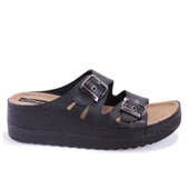 Dagoster DZA37-3001 Siyah  Günlük Ortopedik  Kadın Terlik - 2