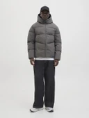 JACK JONES Erkek Kolu Yazı Baskılı Şişme Mont 12283517 thumbnail 6