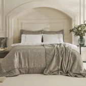 Karaca Home Rosette 8 Parça Çift Kişilik Çeyiz Seti Antrasit thumbnail 1