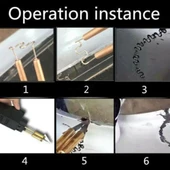 Schulzz 100 Adet 0.8mm Tampon Plastik Parça Tamir İçin Zımba Teli - 6