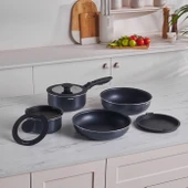 Karaca Biodiamond Smart Clip İndüksiyon Tabanlı 9 Parça Tencere Seti thumbnail 3