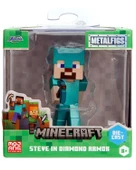Minecraft Metal Tekli Figür Steve in Diamond Armor thumbnail 1