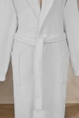 Özdilek Colourist Beyaz XXL Beden Şalyaka Tek Bornoz - 2