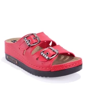 Dagoster DZA37-3001 Kırmızı Günlük Ortopedik  Kadın Terlik - 1