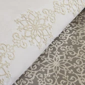 Karaca Home Rosette 8 Parça Çift Kişilik Çeyiz Seti Antrasit thumbnail 7