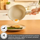 Karaca x Refika Swiss Crystal Almond Cream Easy Clip 7 Parça Tencere Seti thumbnail 4