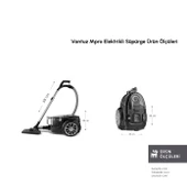 Karaca Vantuz Mpro Elektrikli Süpürge Black thumbnail 3