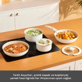 Karaca x Refika Swiss Crystal Almond Cream Easy Clip 7 Parça Tencere Seti thumbnail 10