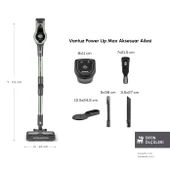 Karaca Vantuz Power Up Max Dikey Süpürge Sage Green thumbnail 3