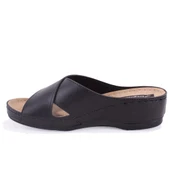 Dagoster DZA37-1802 Siyah Günlük Ortopedik Kadın Terlik thumbnail 3