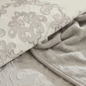 Karaca Home Grace 8 Parça Çift Kişilik Çeyiz Seti Gri thumbnail 3