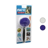 KÜÇÜK YUVARLAK - BOMBELİ=8CM DUŞ BAŞLIK KADEMELİ KROM GÖVDE-BEYAZ-RENKLİ ZEMİN SAP:11.5CM (5284) thumbnail 1